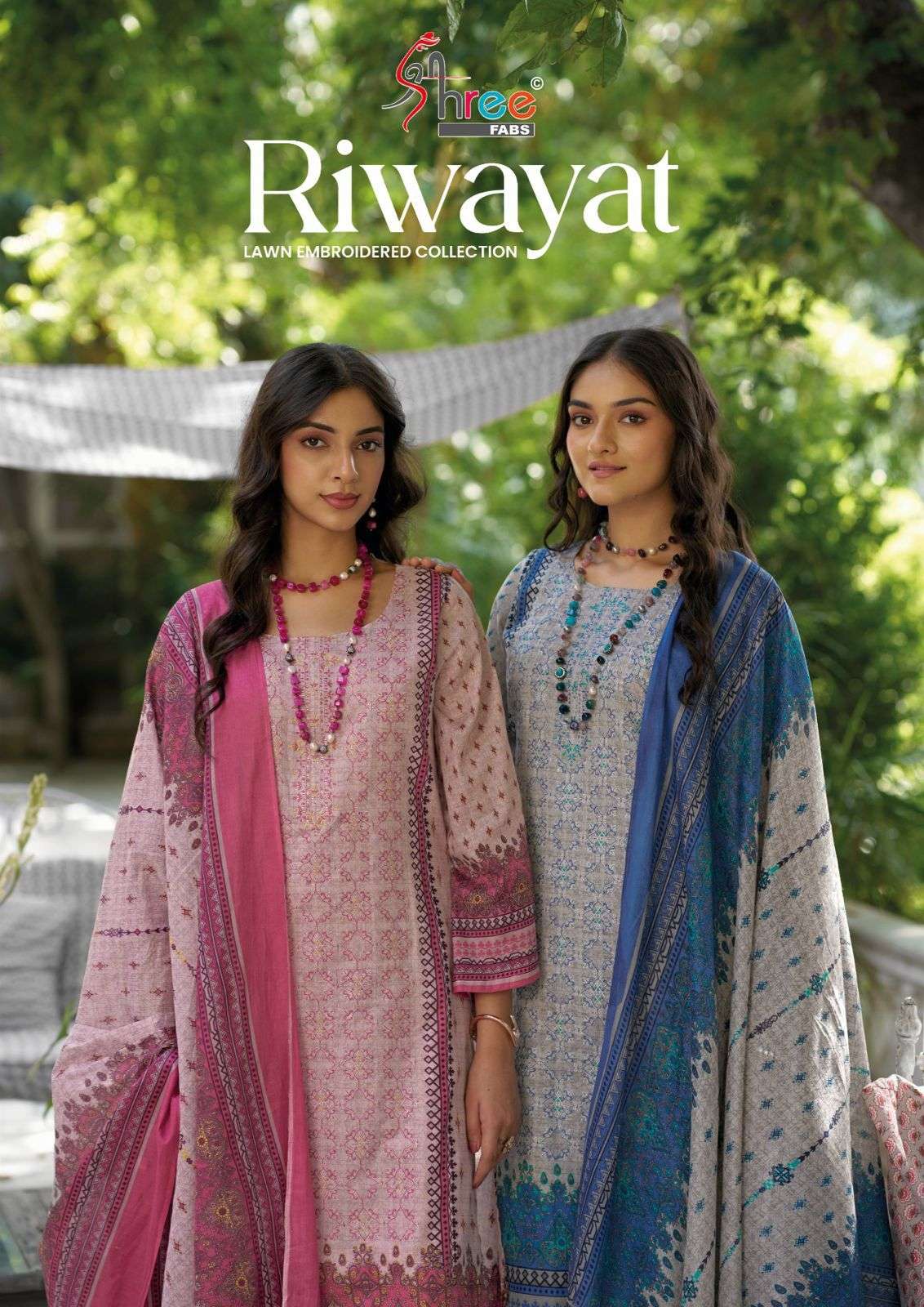 RIWAYAT LAWN EMB COLLECTION-2025 SHREE